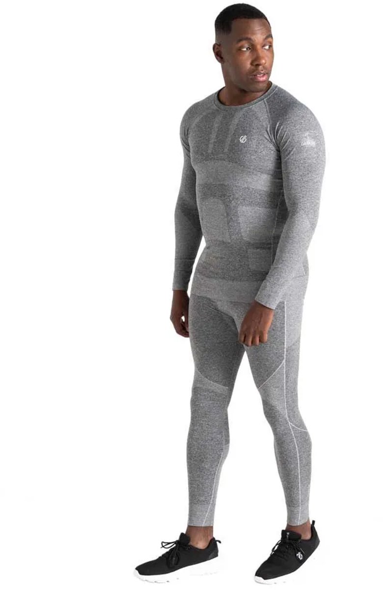 Dare2b In The Zone Iii Lange Mouwen Basislaagset Grijs XL Man