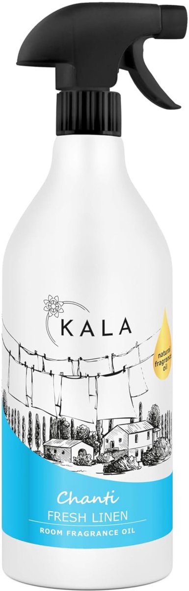 KALA - Luchtverfrisser met Geuroliespray CHANTI met Actieve Neutralisator, Kamergeurspray met Geurneutralisator, De - ShopVlot