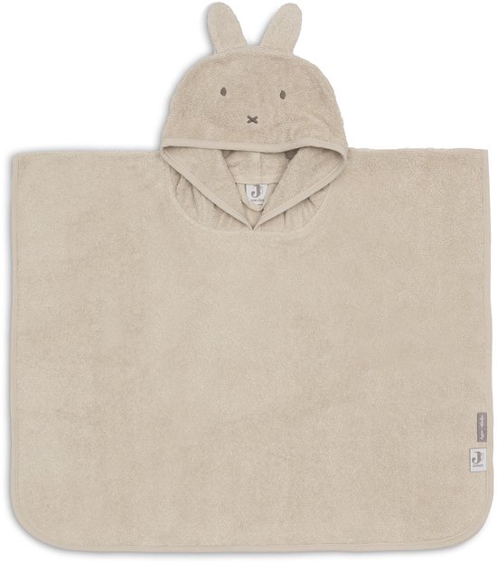 Jollein Badponcho - 100% Badstof - 1-2 jaar - Jacquard - Miffy Warm - Sand van Merkloos — afbeelding 2
