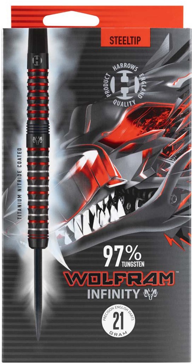 WOLFRAM INFINITY 97% TUNGSTEN 24GR van Shot Darts — afbeelding 4