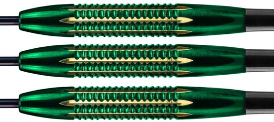 Bull's Ricky Evans - Dartpijlen Shell Coated - Green Brass van Bull's — afbeelding 5