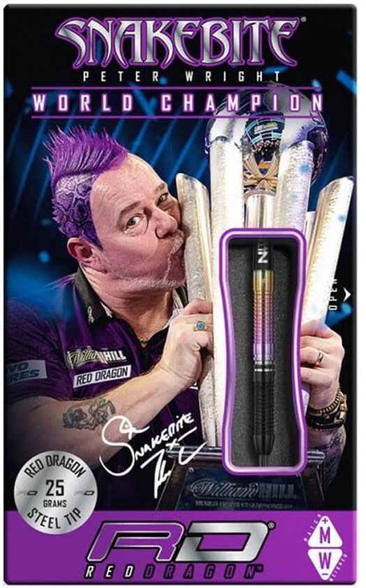 Red Dragon Peter Wright Snakebite World Champion 2020 Edition - Dartpijlen van Red Dragon — afbeelding 4