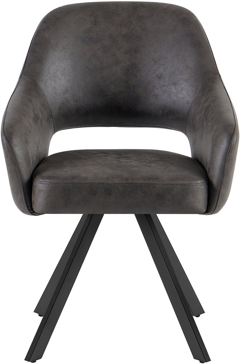 Benoa Eetkamerstoel Emilie CEP 11 Antraciet - eetkamerstoelen set van 2 Naturel