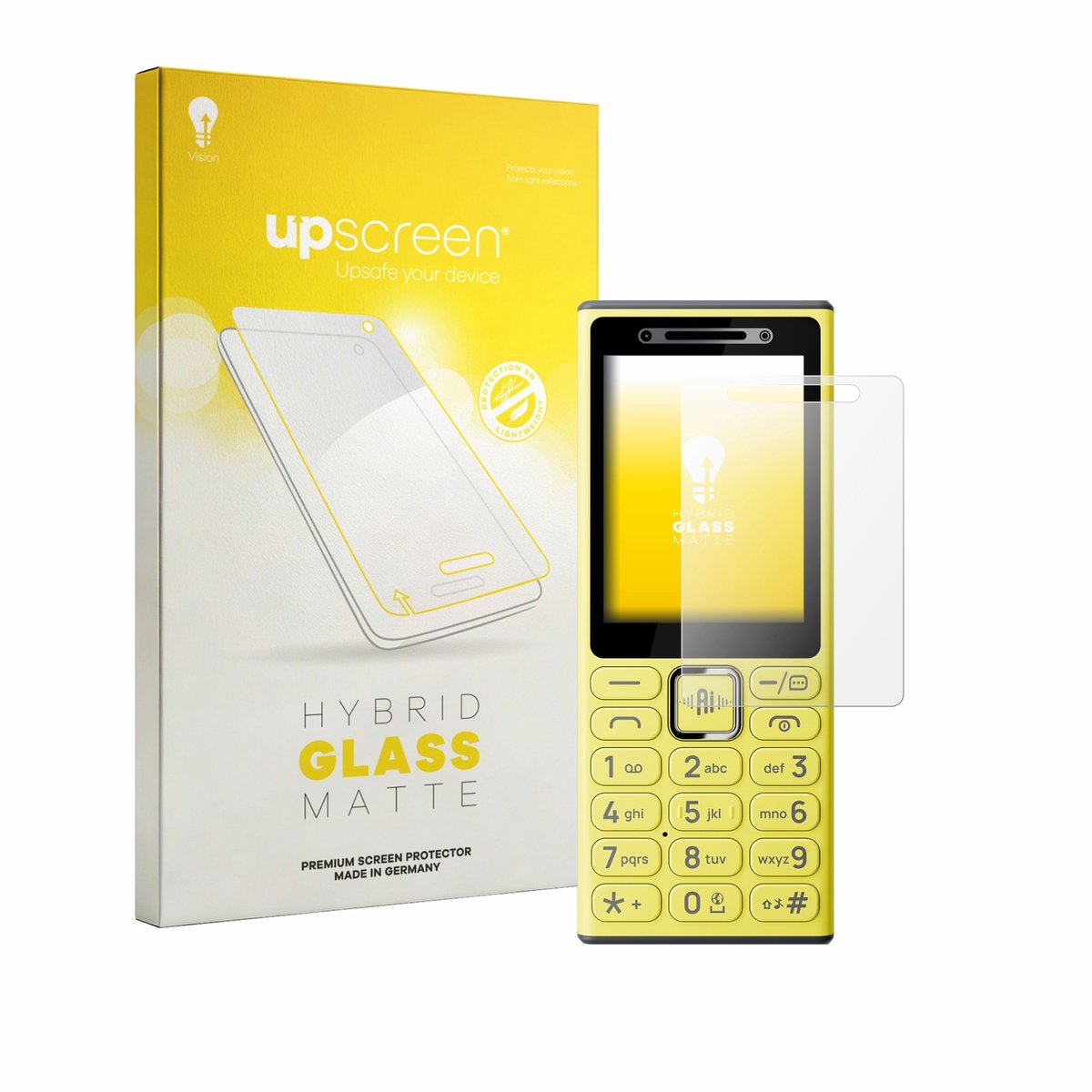 upscreen - Screenprotector voor Nokia 200 4G - Folie Beschermfolie Beschermglas matte