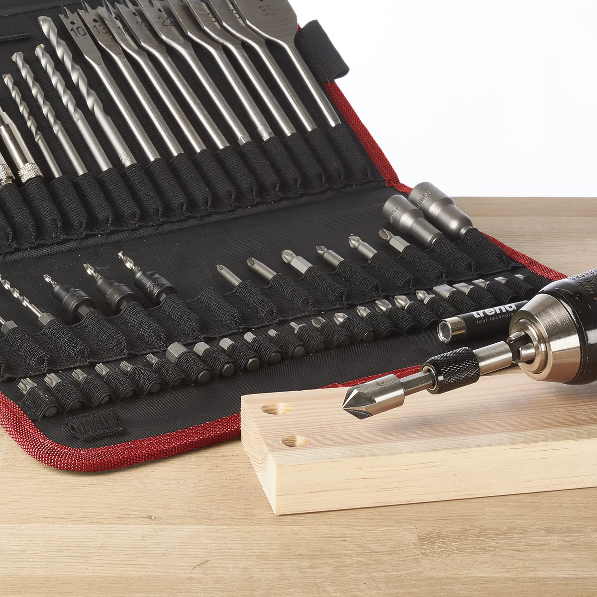Trend snelspanner 60-delige set in gereedschapshouder, inclusief een selectie van schroevendraaierbits voor - ShopVlot