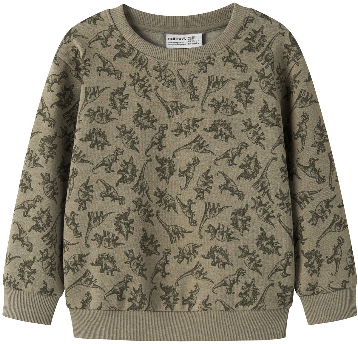 NAME IT - NMMVIMO LS NREG AOP SWEAT BRU Jongens Trui