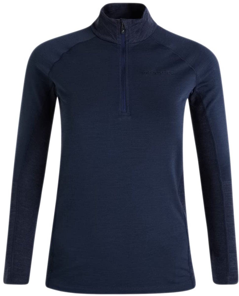 PEAK PERFORMANCE Magic - Dames Half Zip - Blauwschaduw - m