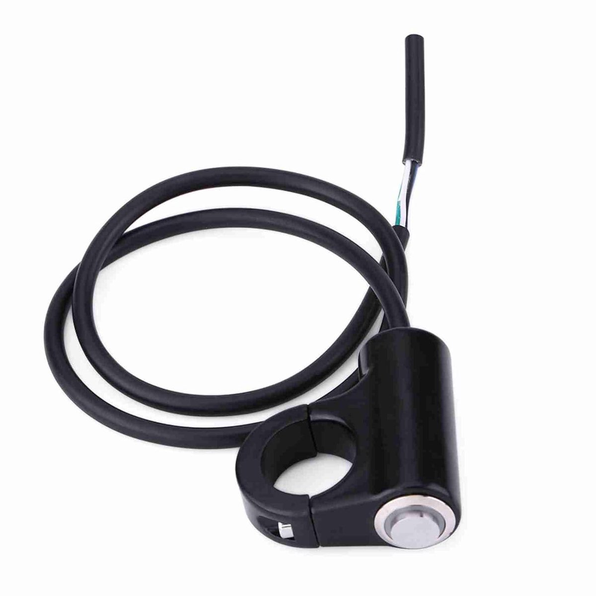 Waterdichte Stuurknop voor Motorfiets - 7/8 Inch 22mm Handlebar Switch met Verlichting, Zelfvergrendelende Knop en Eenvoudige Montage