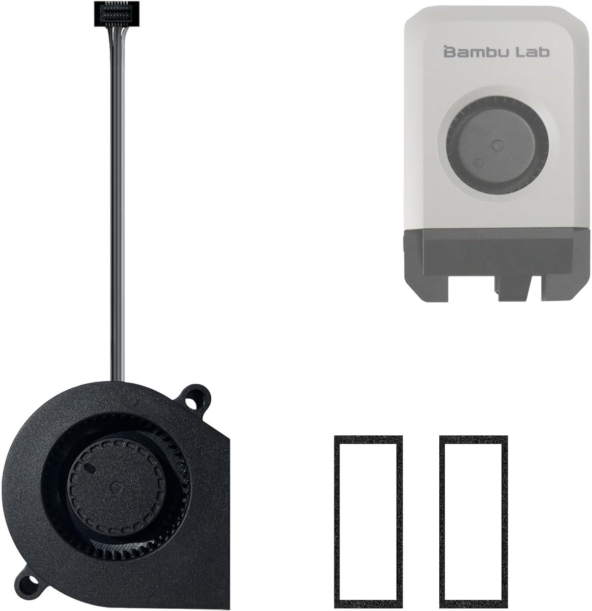 Voor Bambu Lab P1P/P1S Hotend Front Cover Fan DC24V 9500rpm Ultra-high-Speed Koeling Duct Fan 5015 Dual Ball Lab - ShopVlot