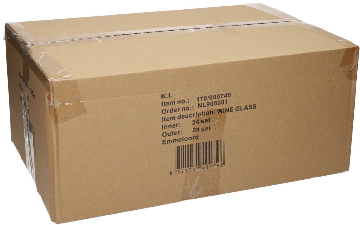 Kunststof Wijnglazen 250ml - 24st..