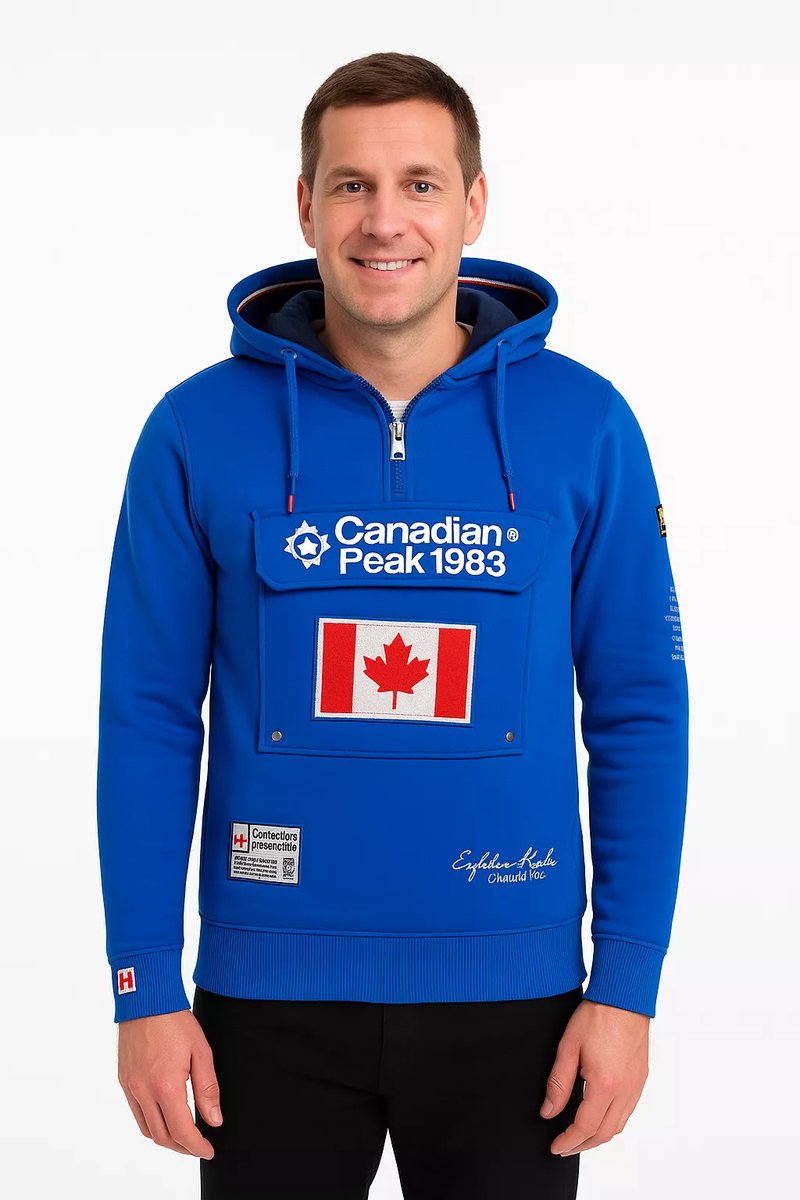 Canadian Peak - Galapagos - Heren Anorak Trui - Blauw