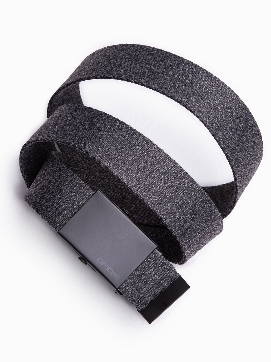 Italian Style - Heren Riem Sackcloth Belt - Donker Grijs - One Size