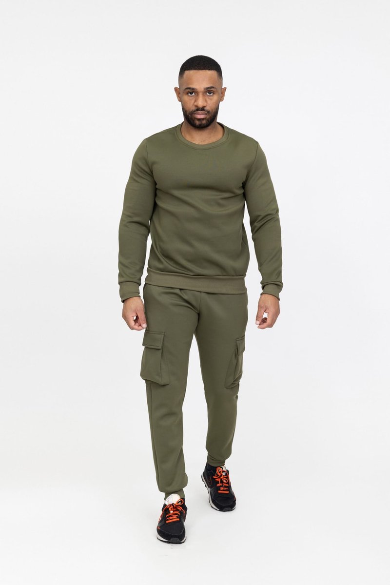 Zayne Sale - Heren Jongens Joggingspak - Kaki - Style-Italie