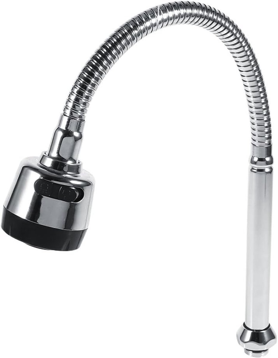 Vervangingsonderdelen voor Keukenkranen, 360 Graden Draaibare Sprayer, Roestvrijstalen Uitloop en Aerator voor Efficiënte Waterstroom