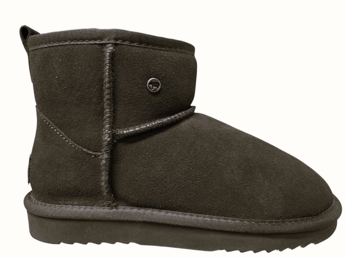 Warmbat Wallaby Suede Boot Dames Laarzen - Bruin
