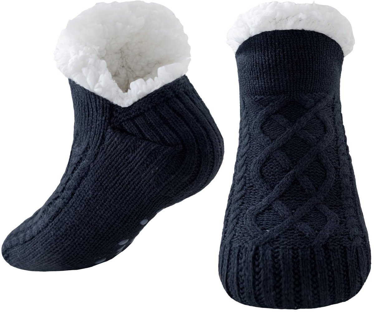 Niorasen Warme Winter Slofsokken Dames Heren met Antislip, Vrouwen Cadeaus - ShopVlot