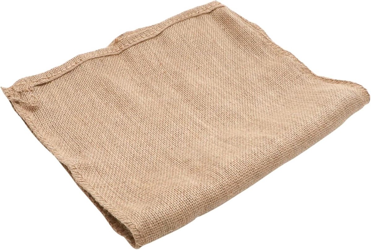 Multifunctionele Jute Zak - Aardappelzak Wedstrijdzak - Buitenactiviteiten Opslag - Herbruikbaar Sterk Katoen - 100 x 60 cm - Natuurlijk