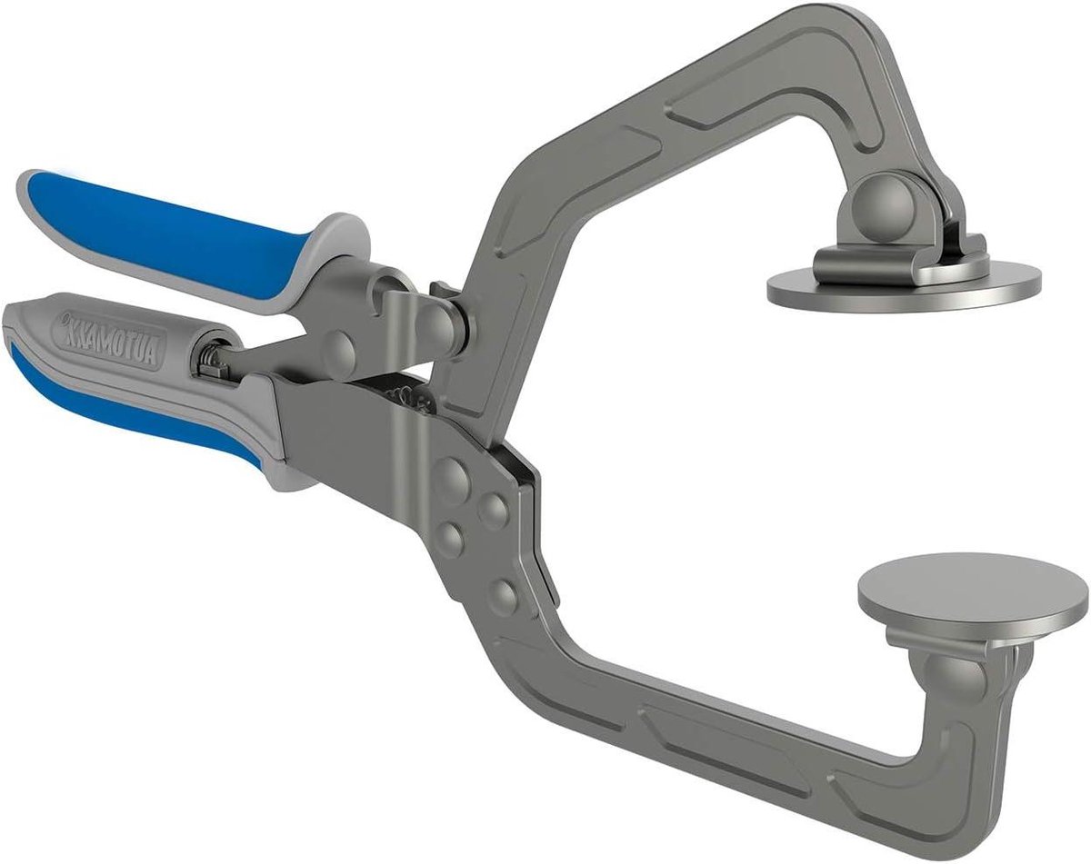 Snelspanklem - Werkplaatshulp - Houtbewerking - Automatische aanpassing - 76 mm - Roestvrij staal