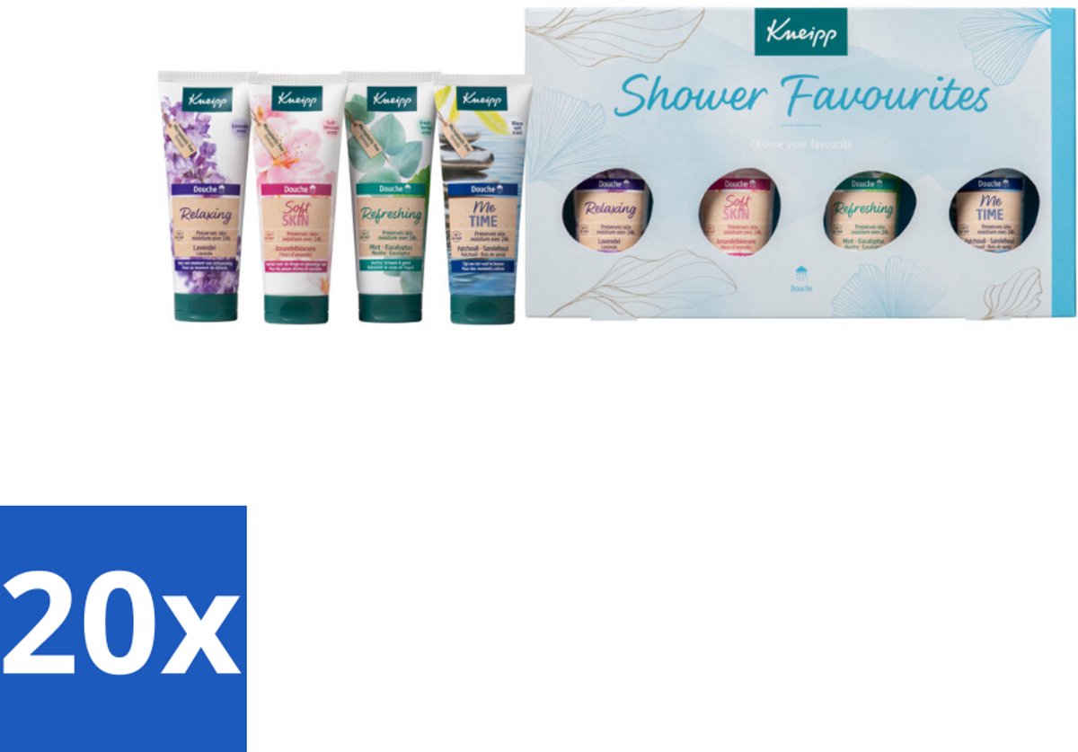 Kneipp – Shower Favourites – Luxe Geschenkset - Bulkverpakking - 20 stuks