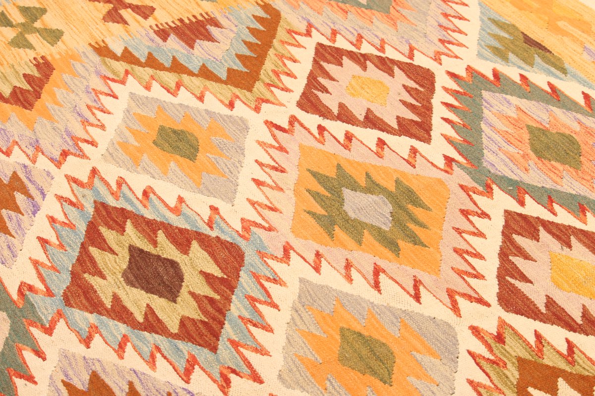 Handgeweven Traditionele Tribale Geometrische Vloerkleed