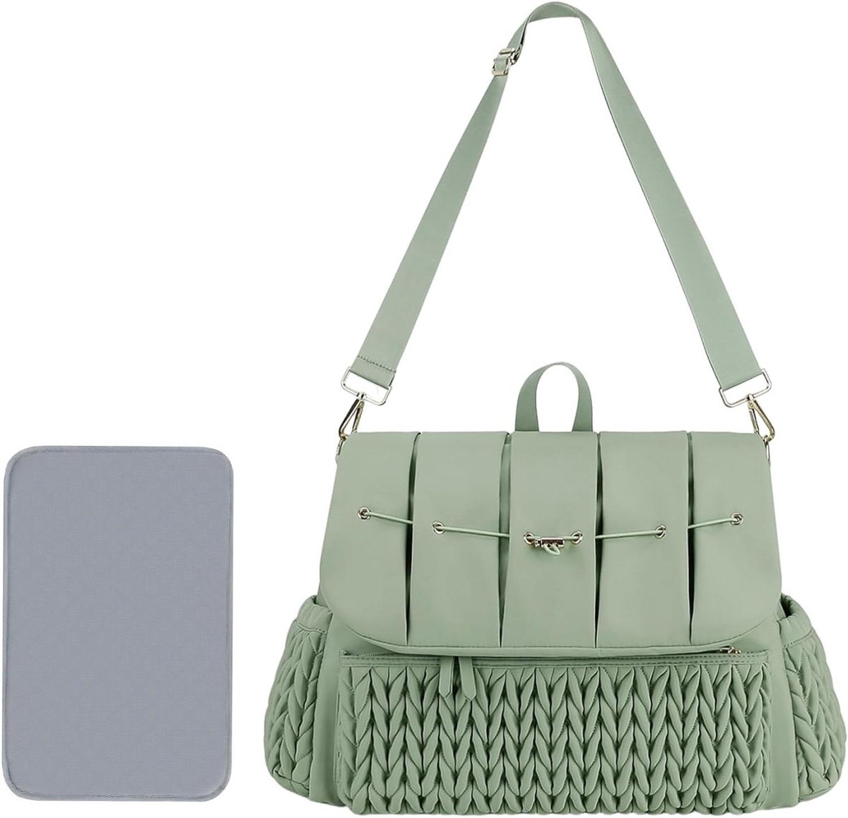Luierrugzak - Baby tas - Baby verzorgen - Waterdichte materialen - 42 x 12 x 30 cm - Multicolor