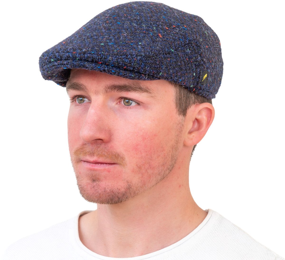 The Dubliner 100% Kerry Woolen Mills Tweed Navy | Hatman of Ireland | Maat Xtra Large (61 cm)