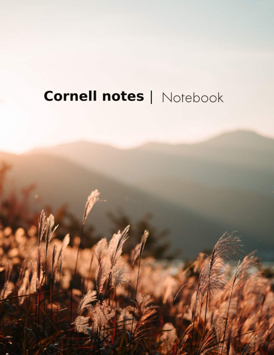 Cornell notes notebook: Cornell Note Taking Method Notebook for Professionals, Students, Teachers and Writers. - ShopVlot