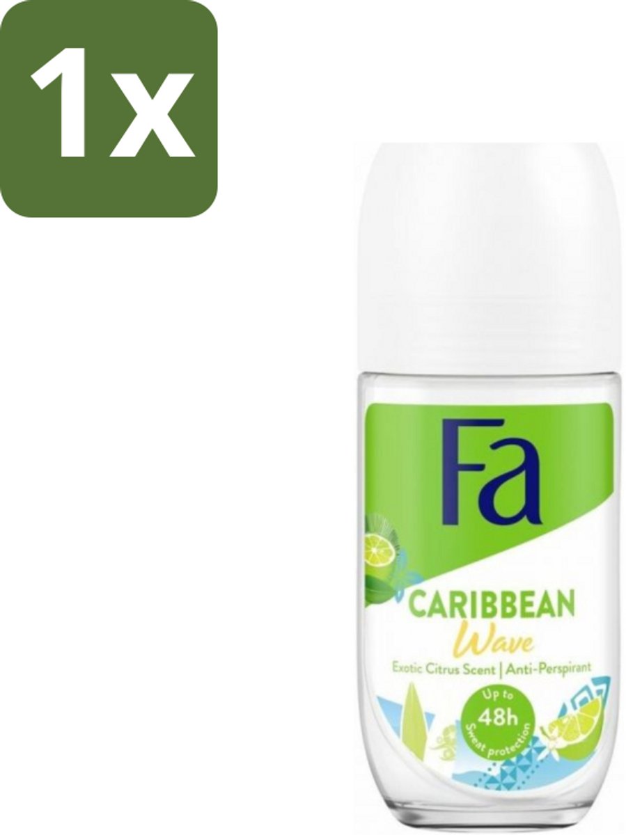 Fa Deodorant Roller Lime Squeeze 50 ml - 1 stuk