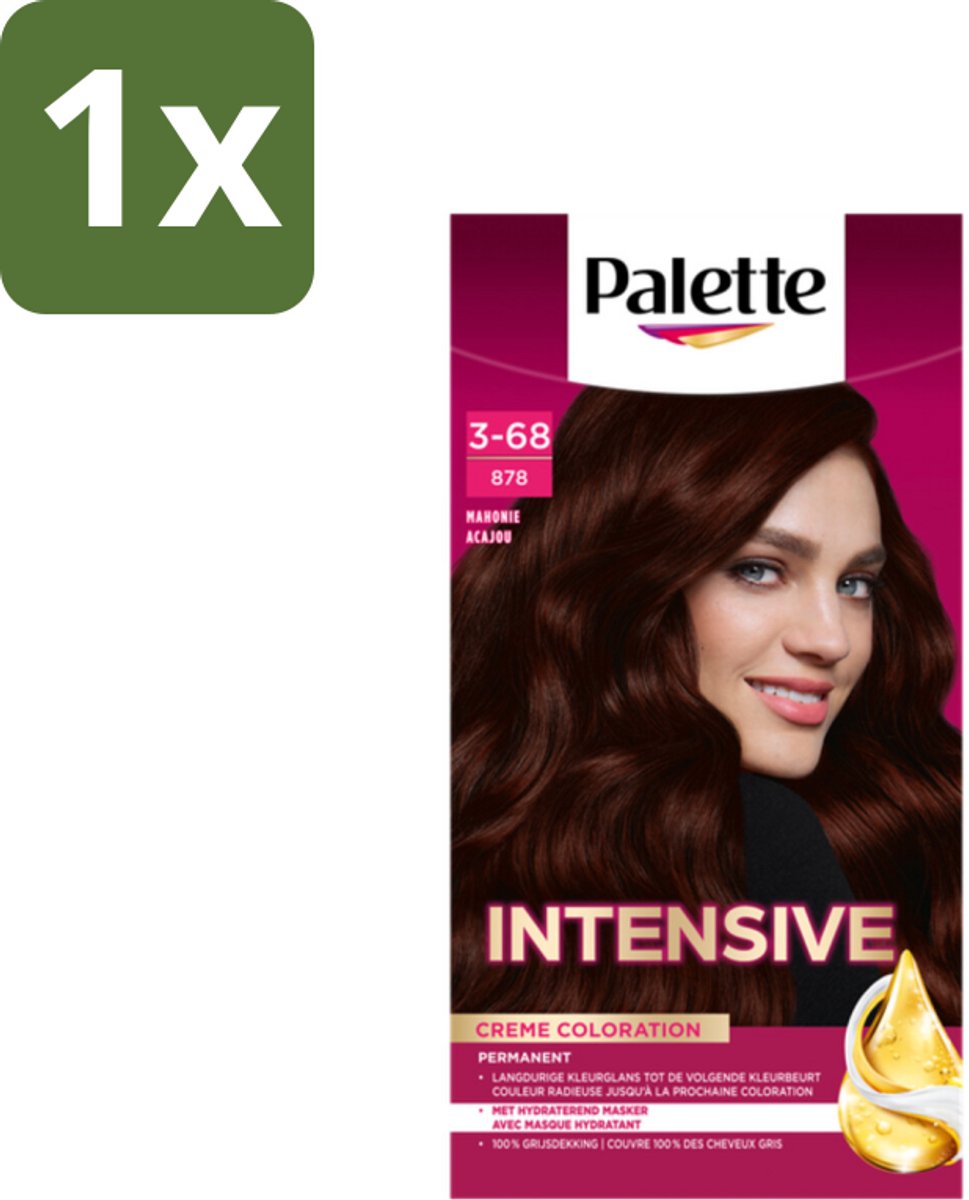 Palette Intensive Oil-Care Color Haarkleuring 878 Mahonie - 1 stuk