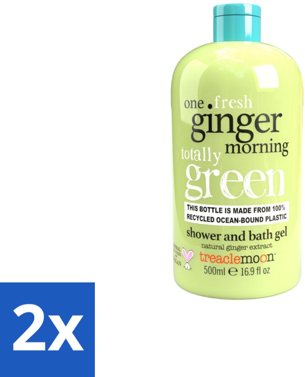 Treaclemoon – Douchegel – One Ginger Morning – 500 ml - Voordeelverpakking - 2 stuks