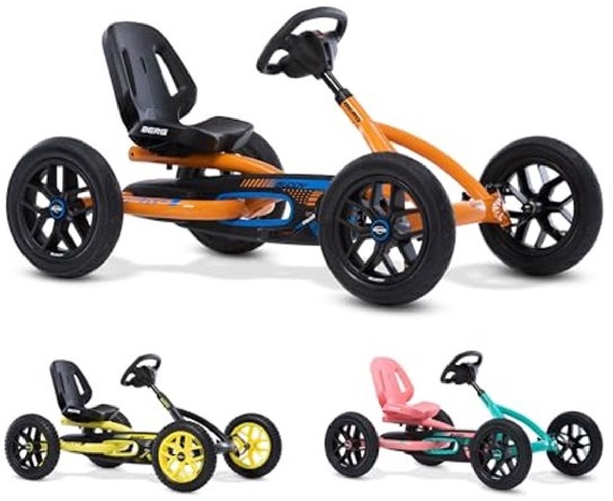 Gokart Voor Kinderen Van 3 Tot 8 Jaar - Maximaal 50 Kg - Oranje