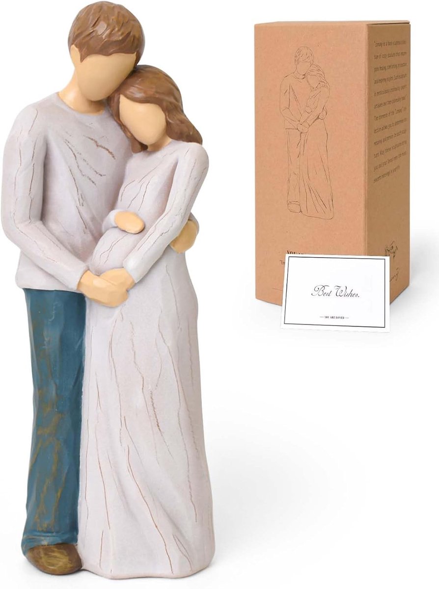 Cadeaus voor zwangere vrouwen: unieke zwangerschapsgeschenken, gender reveal ideeën en handgeschilderde sculpturen voor aanstaande moeders