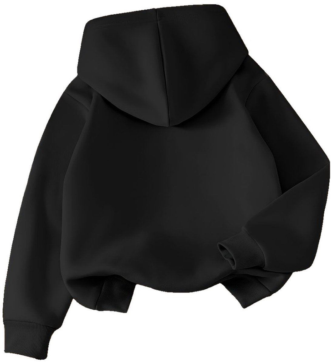 Currero Hoodie Jongens Warme Hoodie Met Capuchon Comfortabele Sweater Casual Trui Pullover Jongenstrui 1-2 Jaar Zwart
