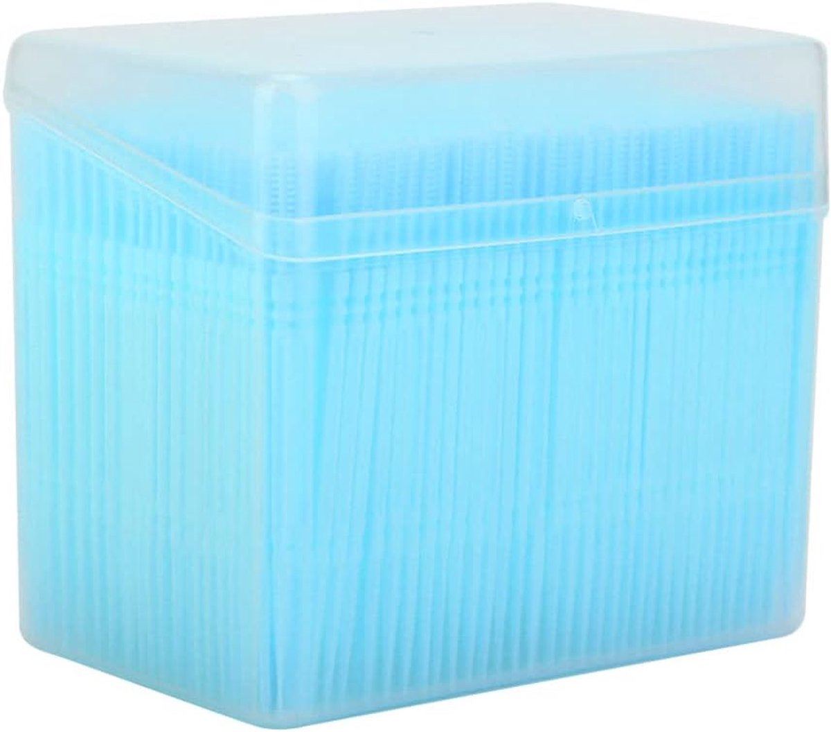 1100 Pcs Plastic Tandenstokers, Interdentale Borstel Picks in Clear Houders Veilige Stevige Tanden Stok Dubbele Kop - ShopVlot
