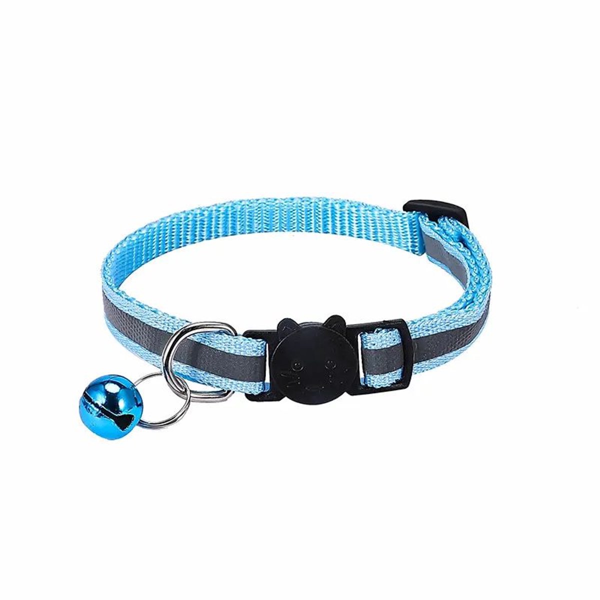 Halsband voor kitten/kat Line 1x19-32 cm, Groen