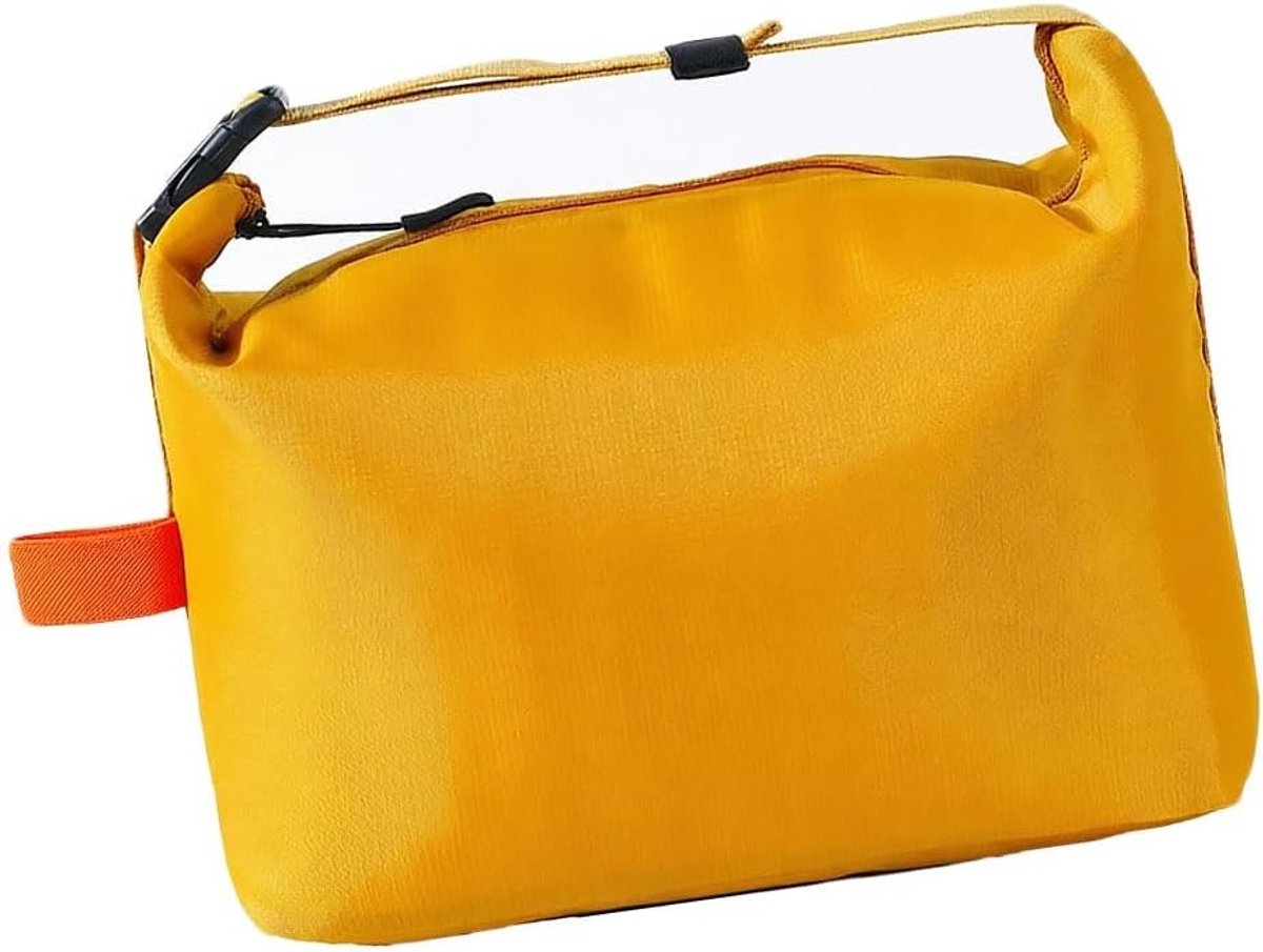 Isolerende Lunchtas in Geel, Compacte Koeltas voor Werk, Picknick en Onderweg, Ideaal voor Maaltijden en Snacks