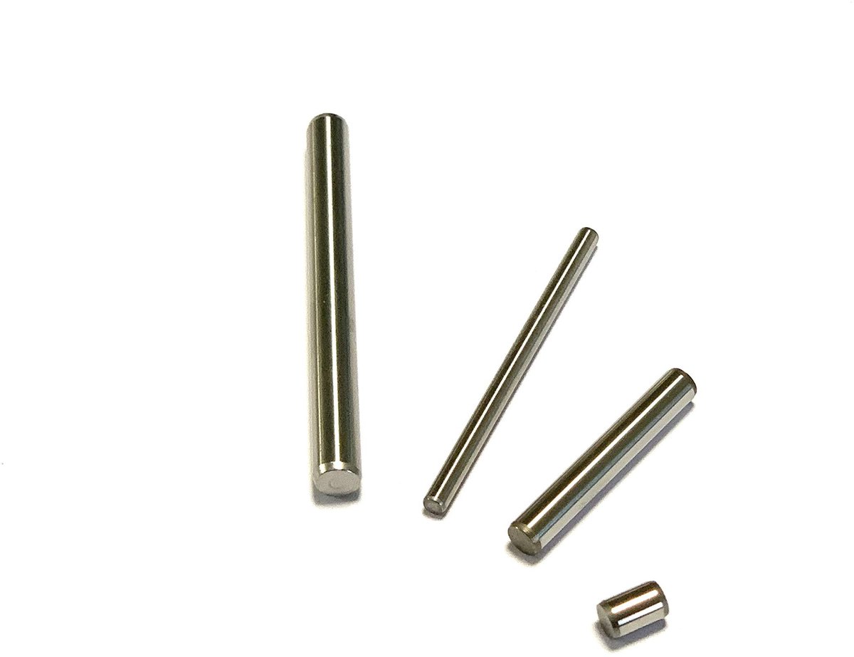 Solidchoice - 10 Cilinderstiften Roestvrij Staal Ø 2,5x36 mm Geslepen Gehard