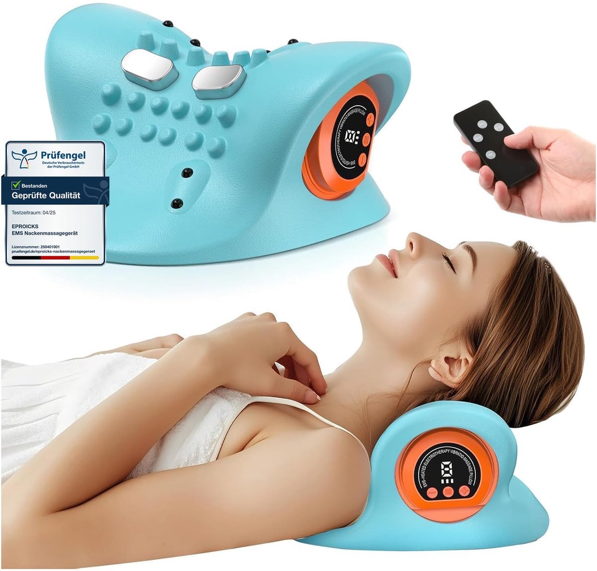 Back Shoulder and Neck Massager with Heat,Neck and Shoulder Relaxer - ShopVlot
