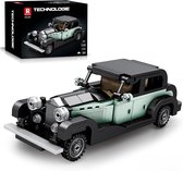 Reobrix 811 Retro auto bouwset | City speed champions adventure modelbouw | Technische educatief speelgoed volwassenen & kinderen | DIY Retro auto decoratie geschikt voor lego | Bouwdoos met 249 bouwstenen
