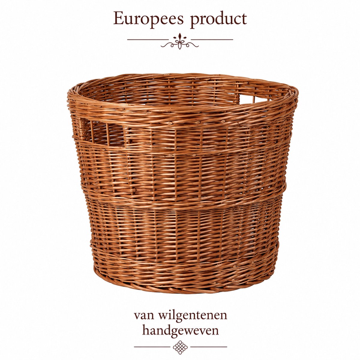 TheWickerStories – Rieten Stokbroodmand – Handgevlochten – Voor Broodpresentatie – Natuurlijk Wilgentenen