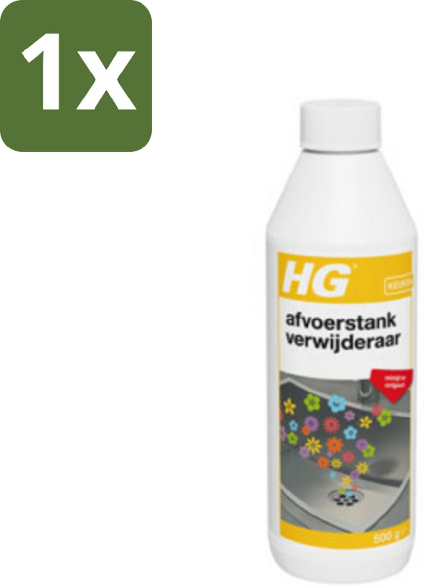 1 x HG Afvoerstank Verwijderaar 500 gr - Afvoerstankverwijderaar - Afvoer Reinigen - Afvoer Geur - Afvoer Ontgeurt - Afvoer Vervuiling