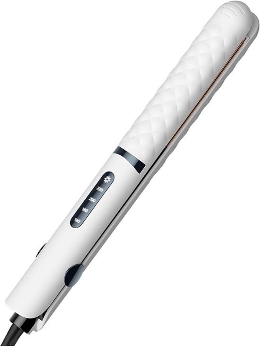Stijltang voor dik en lang haar met LCD-display en instelbare temperatuur