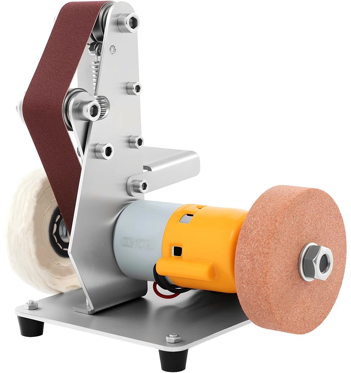 Nyoz mini bandschuurmachine - Schuurbandmachine - bandschuurmachine - 7 snelheden - 4000 - 9000 tmp - Schuren en polijsten