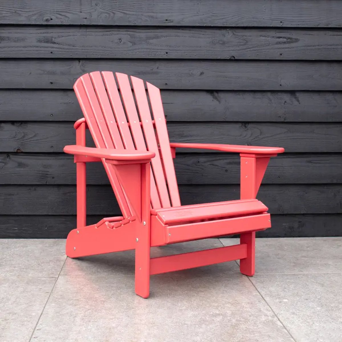 Originele Adirondack Tuinstoel Pastel | Kunststof | Pastel Rood | 10 jaar garantie | Binnen 2-5 werkdagen geleverd | Canada Comfy Chair