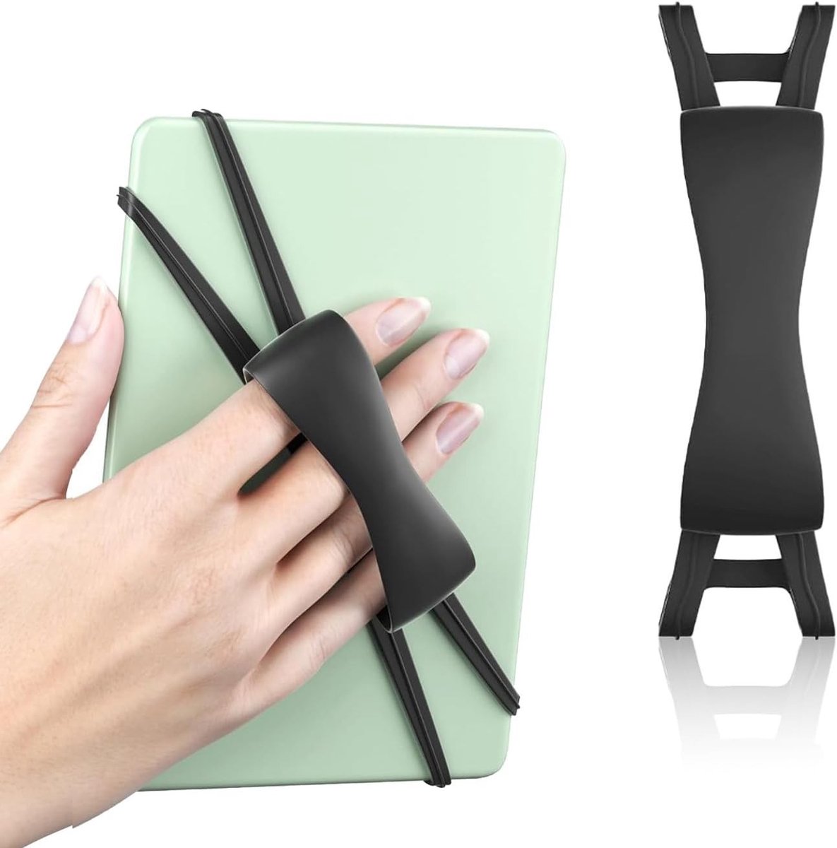 Handheld houder voor tablets en e-readers (4.7-8 inch) - Verstelbare steun, ergonomisch ontwerp, ideaal voor lezen en films kijken
