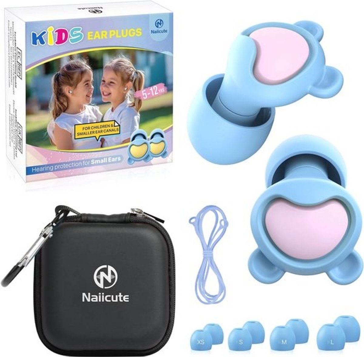 Geluidsreducerende Oordopjes voor Kinderen 6-12 Jaar - Herbruikbaar en Voor Diverse Activiteiten