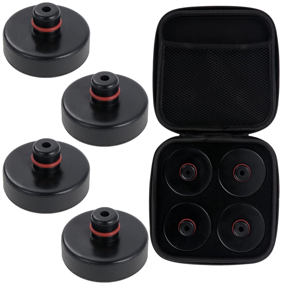 Elzusha - Rubber Jack Pad voor Tesla Model 3/Y/S/X, 4 Stuks