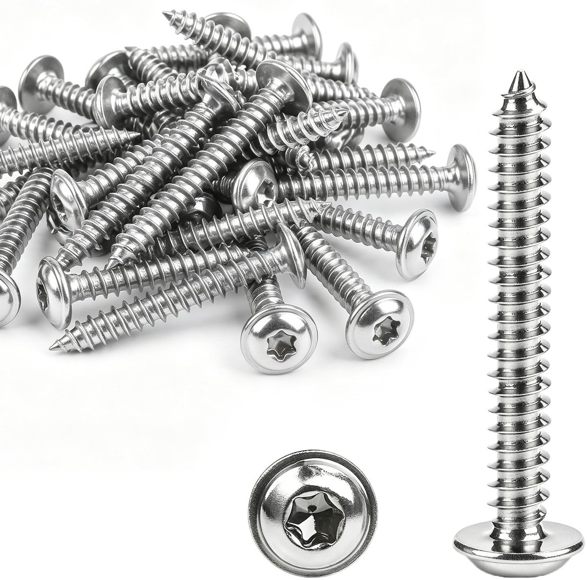 Elzusha - RVS Schroeven 50 stuks M4x30mm