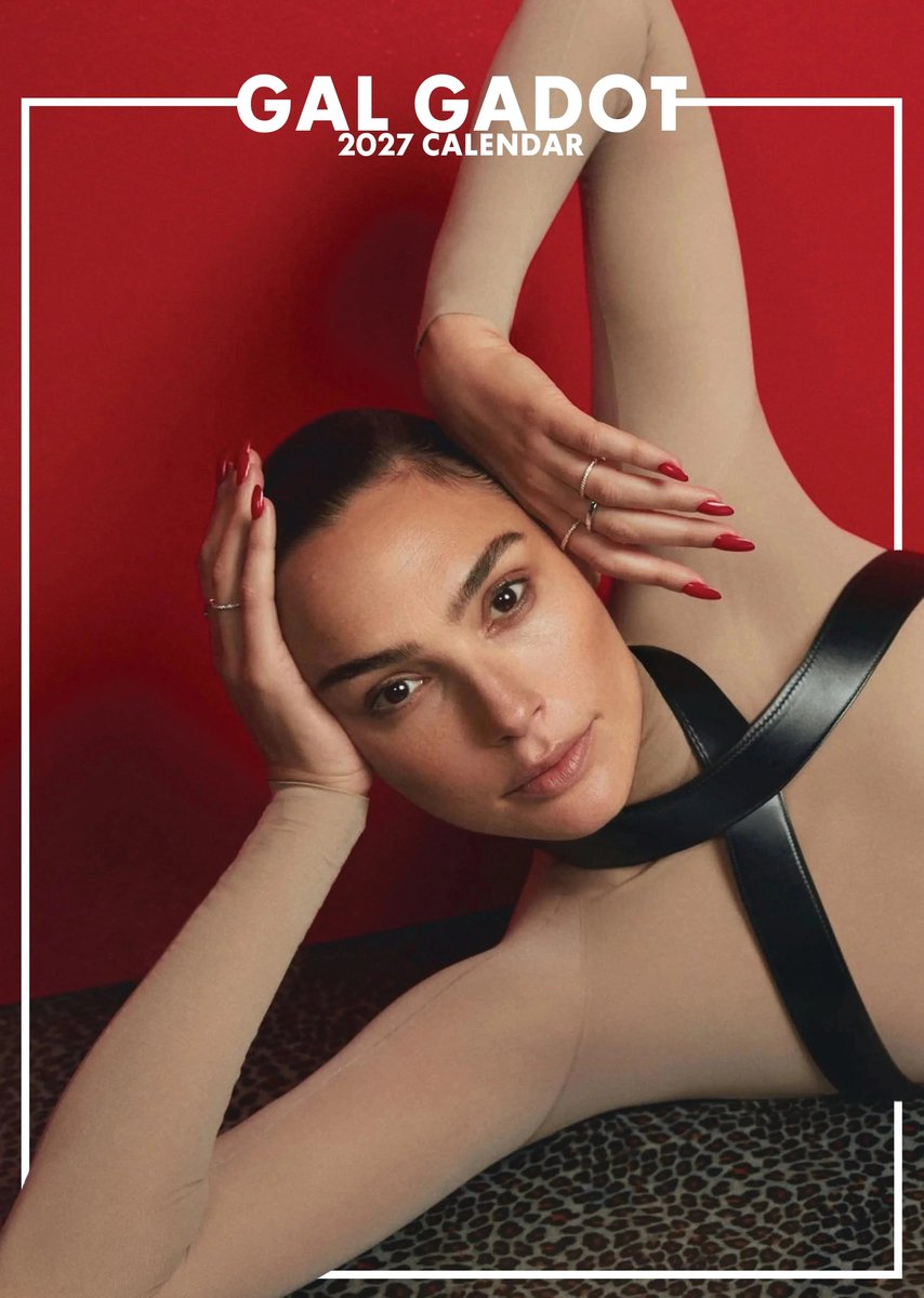 Gal Gadot A3 Kalender 2027