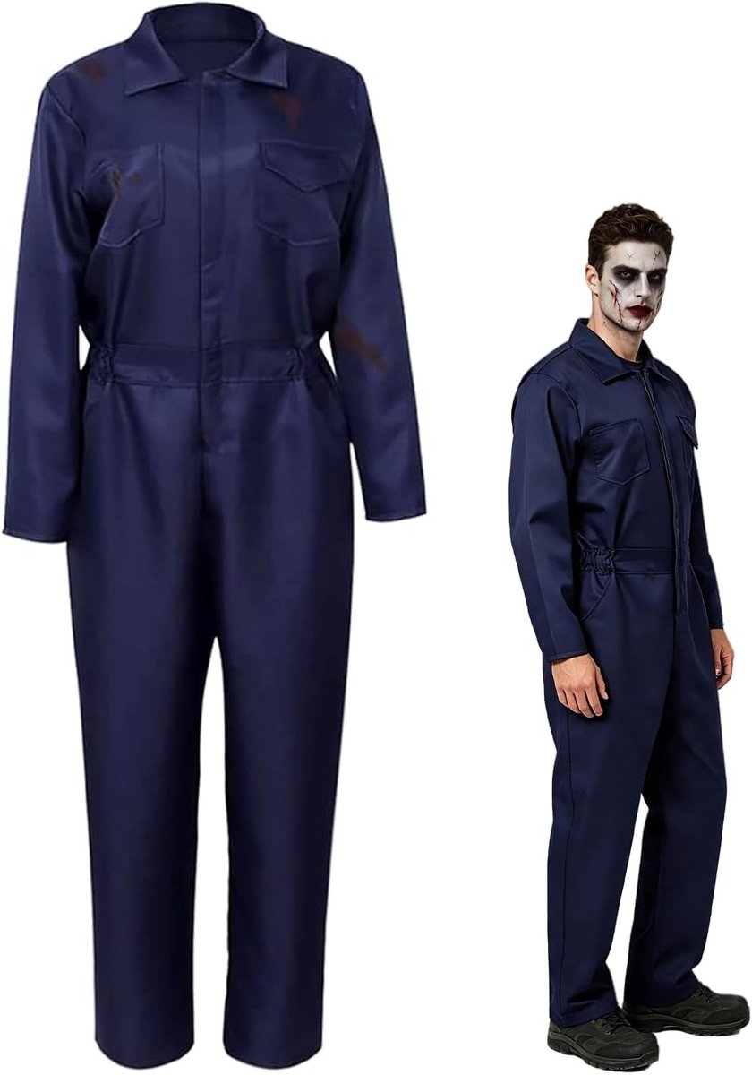 Creepy Horror Kostuum voor Mannen en Vrouwen - Michael Myers Overall voor Halloween Cosplay en Feestjes